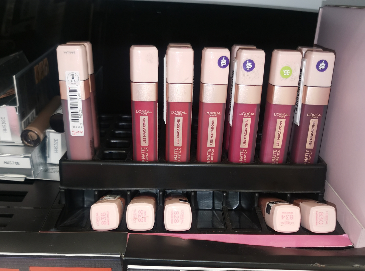 LOREAL PARIS LES MACARONS ultra matte liquid lipstick.