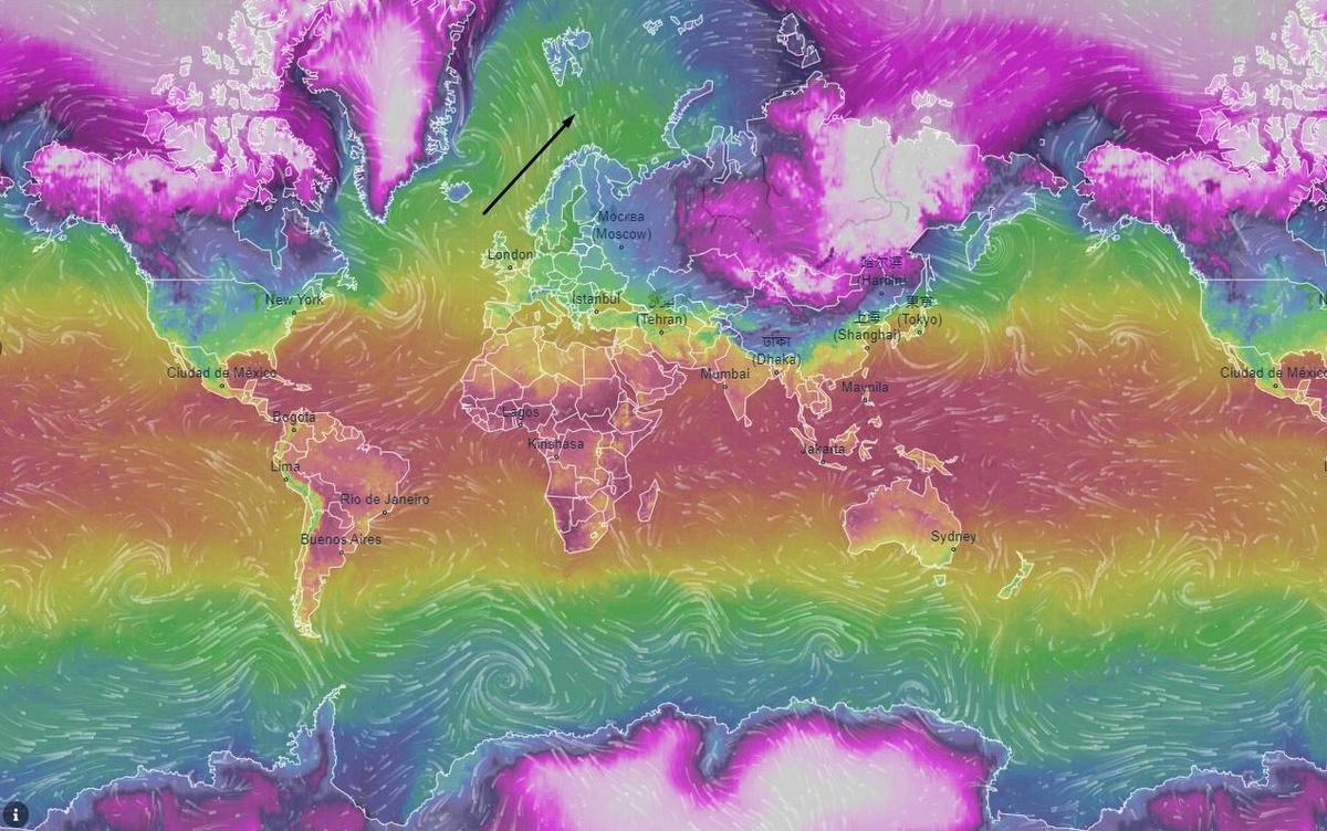 Течение Гольфстрим - главный обогреватель Европы