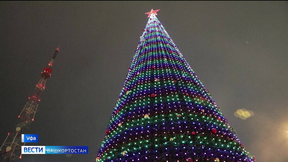    Как преображают Уфу к новогодним праздникам - репортаж "Вестей"