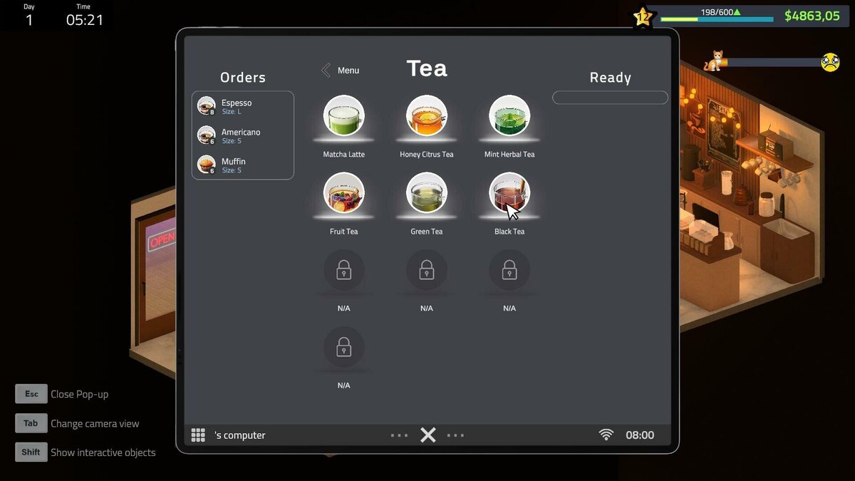    Галерея игры Coffee Please