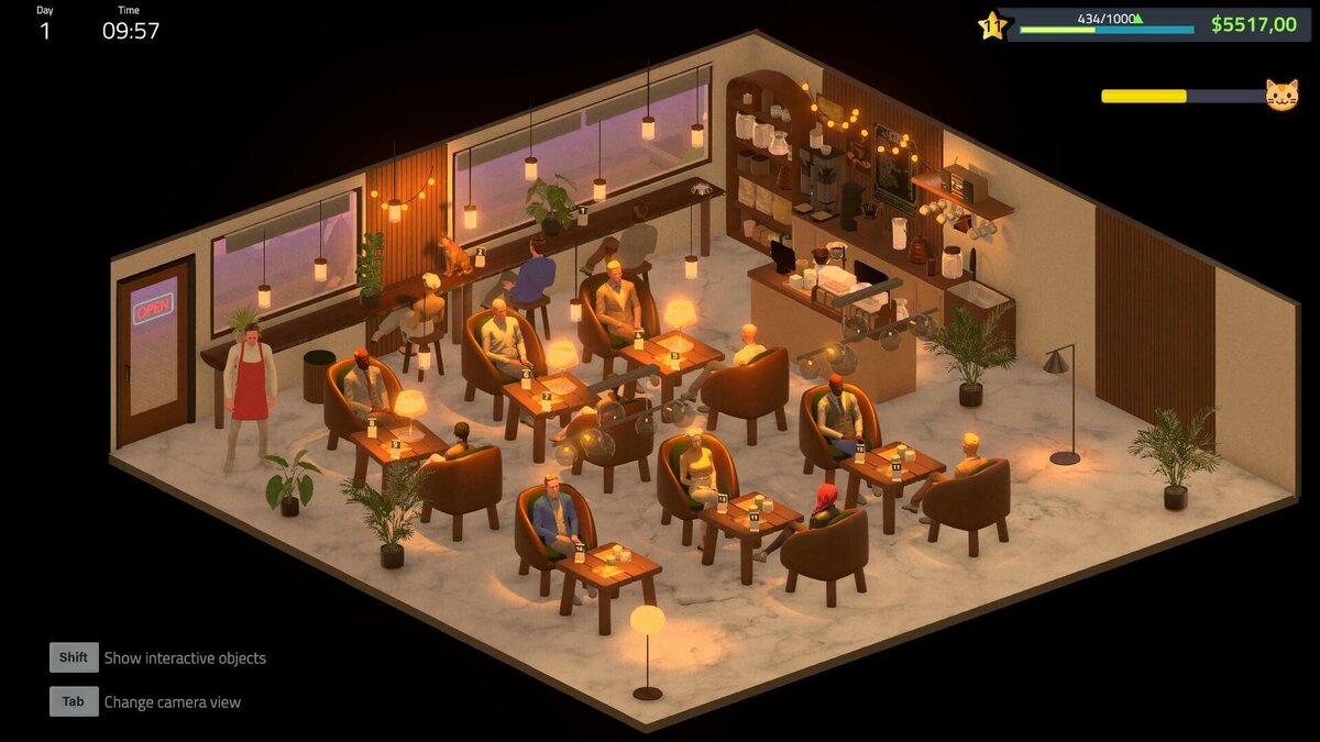    Галерея игры Coffee Please