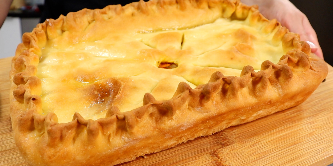 Готовлю узбекский пирог «Чалоп». Простой рецепт мягкого теста и сочной начинки