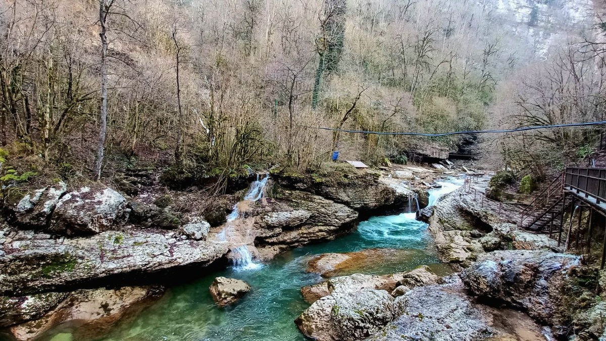 Гуамское ущелье в декабре (Краснодарский край)