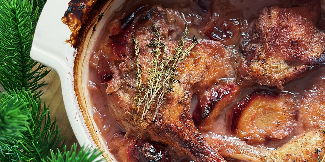 Нежнейшая утка со сливами в пиве✨