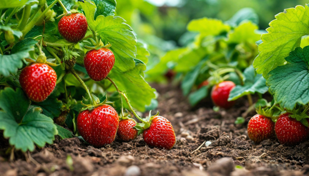 Клубника в саду