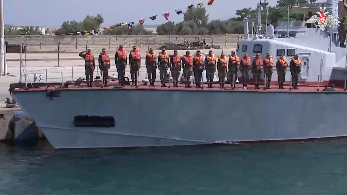 Моряки ВМС Сирии. Июль 2024-го года. 