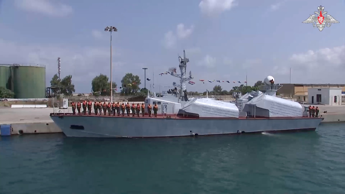 Ракетный катер проекта 205 ВМС Сирии. Июль 2024-го года. 