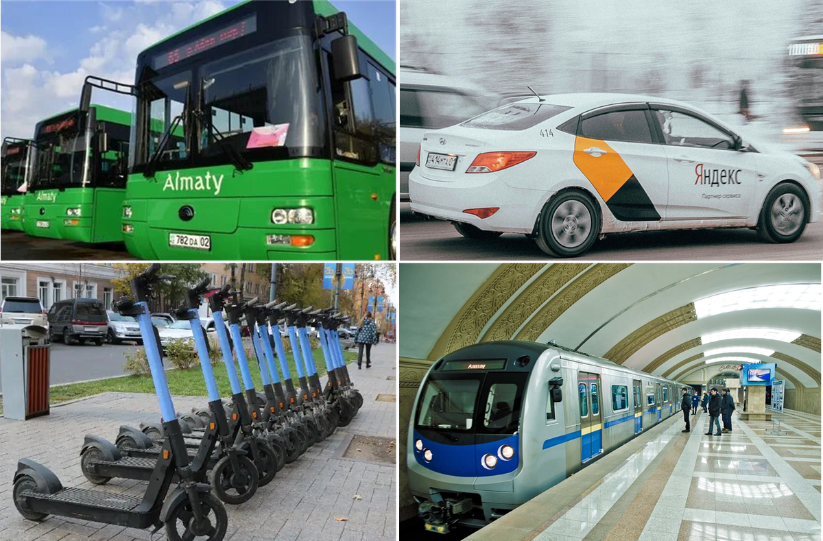 Способы передвижения в Алмате