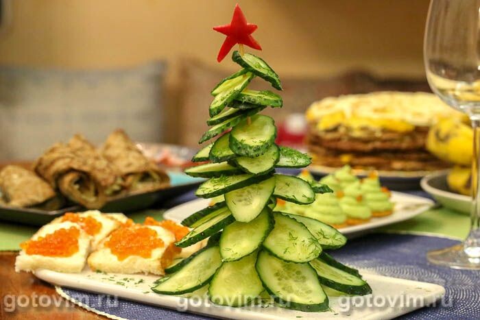 Вот такую ёлку делал на НГ