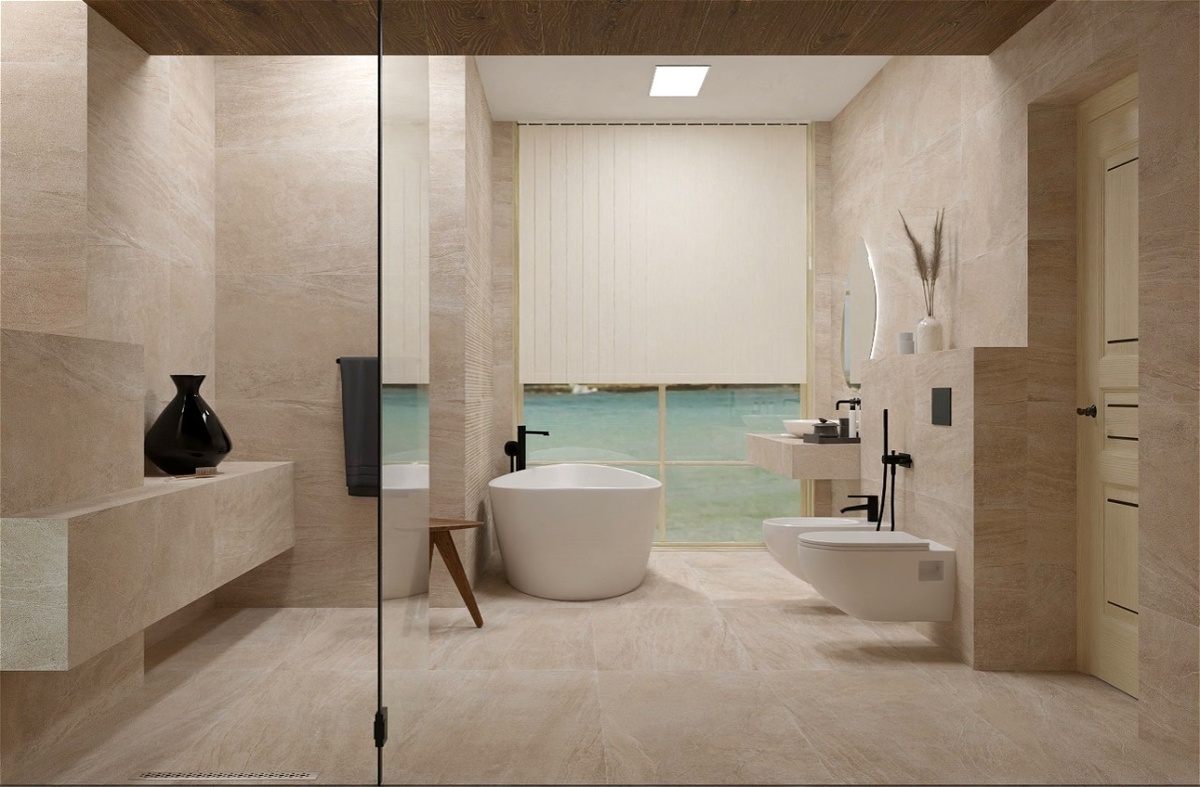  Керамогранит из коллекции коллекция Aspen Sand Moon от итальянской фабрики Novabell