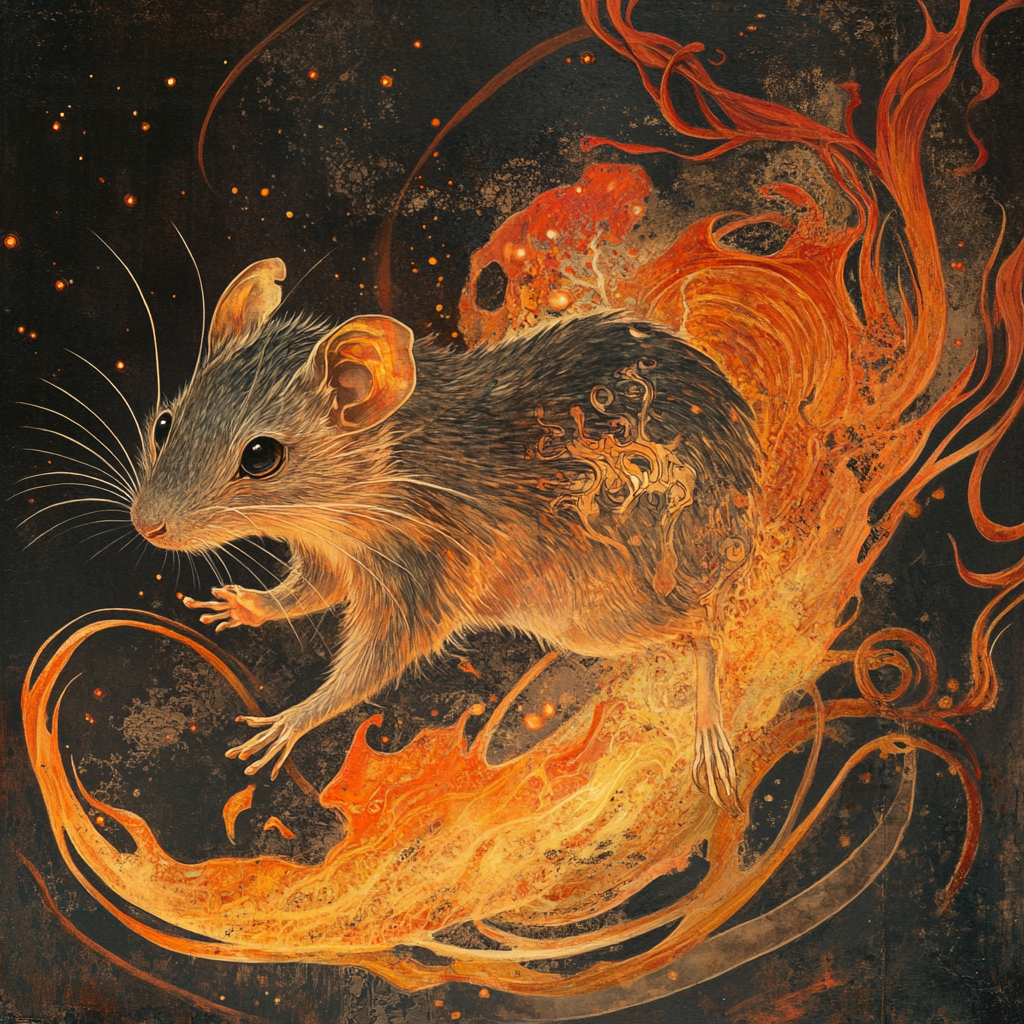 Образ Огненной Крысы по Китайскому Календарю