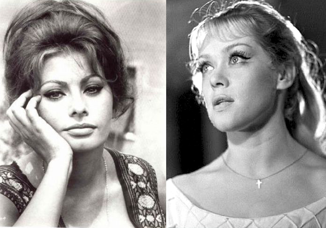 Софи Лорен и Алиса Фрейндлих. Коллаж автора