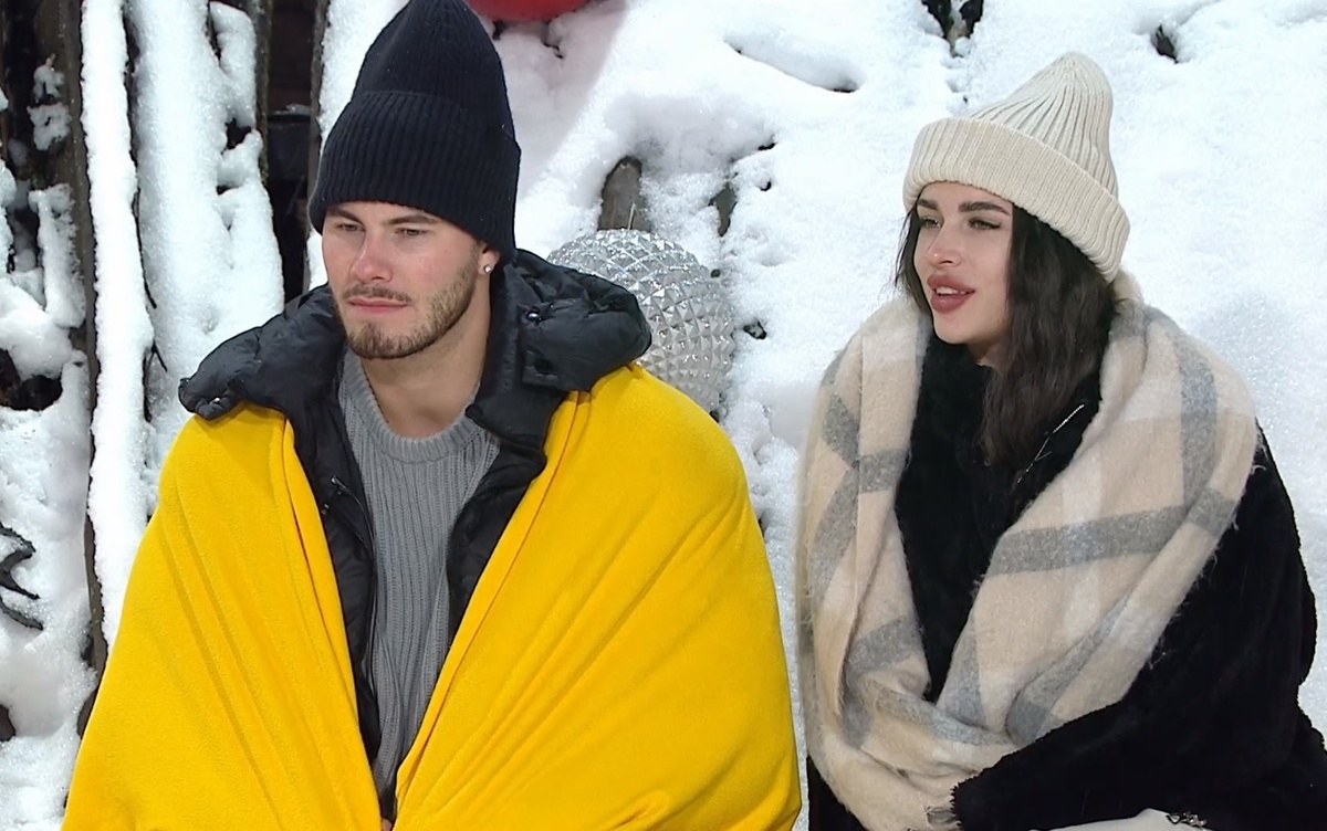 Сергей Хорошев и Вика Дилье (фото из эфира на «Okko»)