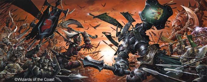 Бреландия и Каррнат - последние сильные игроки в конце войны. Железные против Мертвых.