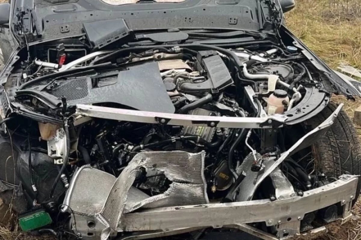    От «Мерседеса» практически ничего не осталось