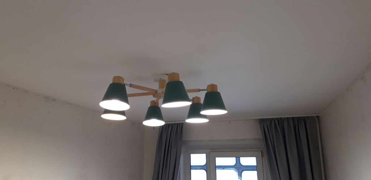 Установка и подключение люстры в квартире частном доме Новосибирск