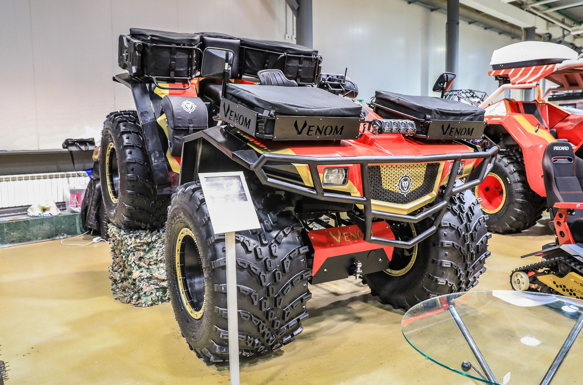    Неудивительно, что именно в России разрабатывается и создается лучшая техника повышенной проходимости. На фото квадроцикл Venom 1.8 Plus DS.   
Светлана Парфенова