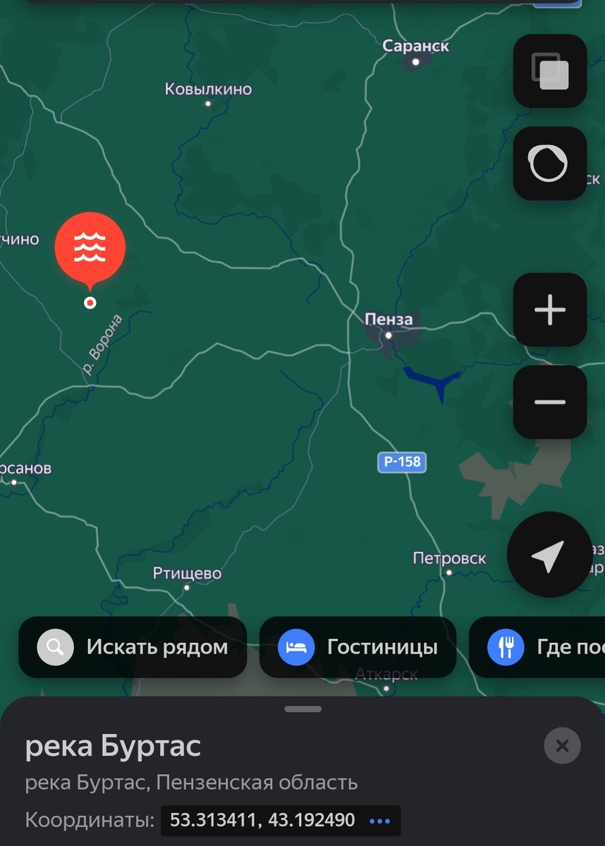 Река Буртас, из интернета.