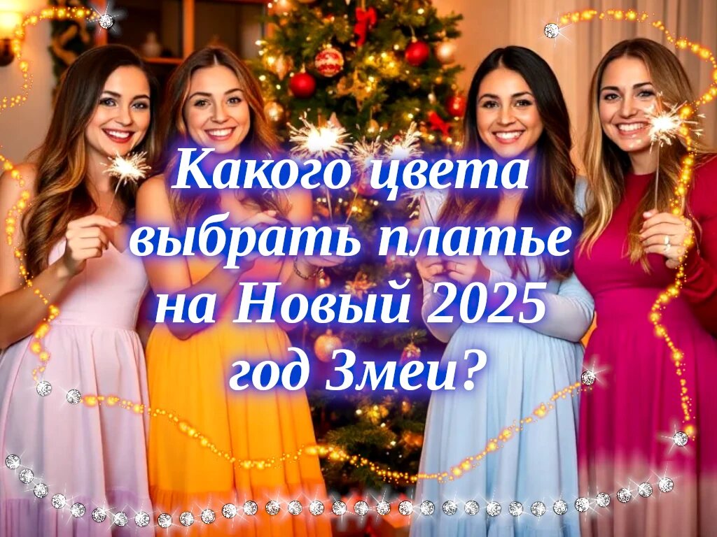 Какой цвет платья выбрать на новый 2025 год змеи