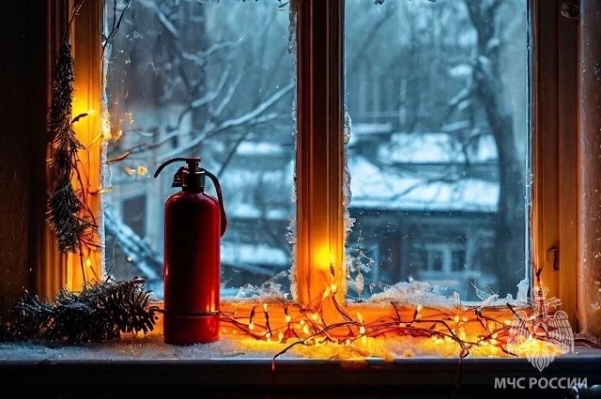    В калужском МЧС напомнили об осторожности при обращении с гирляндами