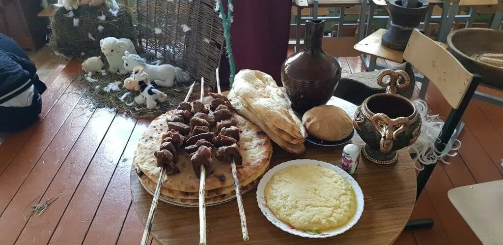 Угощение народов Северной Осетии на Новый год. Фото из свободных источников