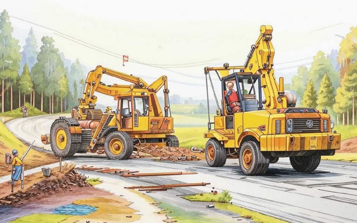    В отношении подрядчика тамбовских и воронежских дорог «ДЭП № 52» ввели наблюдение Фото: нейросеть Kandinsky