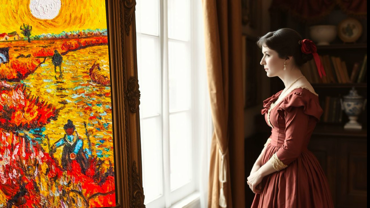 Анна  и красные виноградники