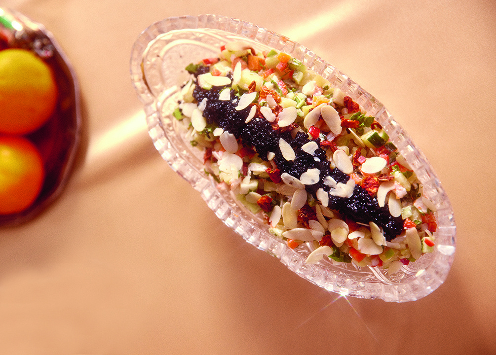 Быстрый и изысканный салат для гурманов.