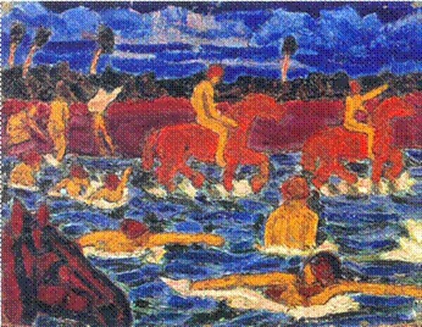 "Красные кони", худ. С. Камлыков