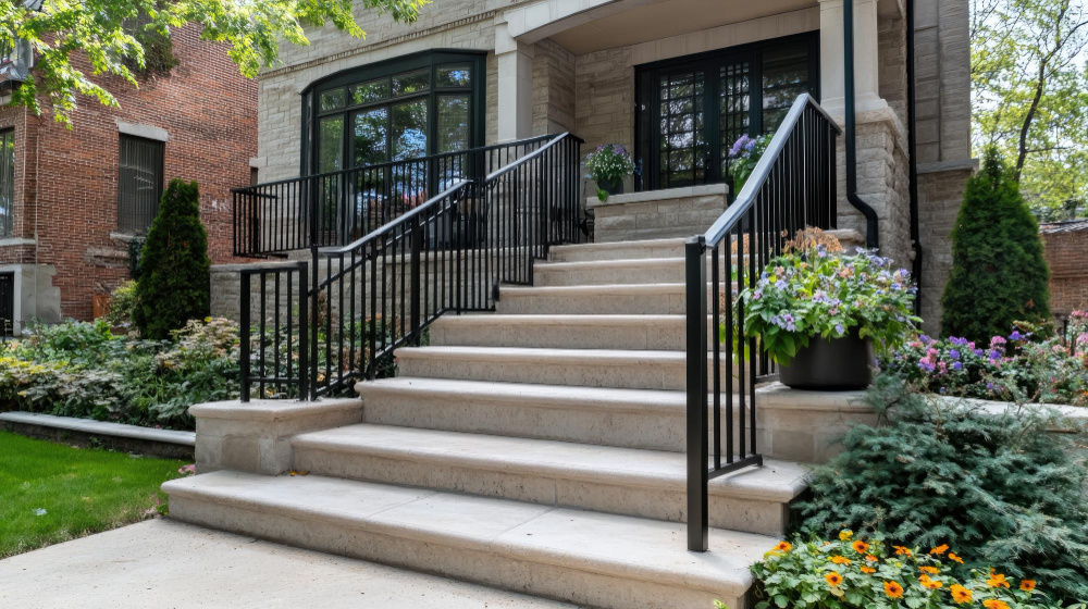 Лестница из бетона