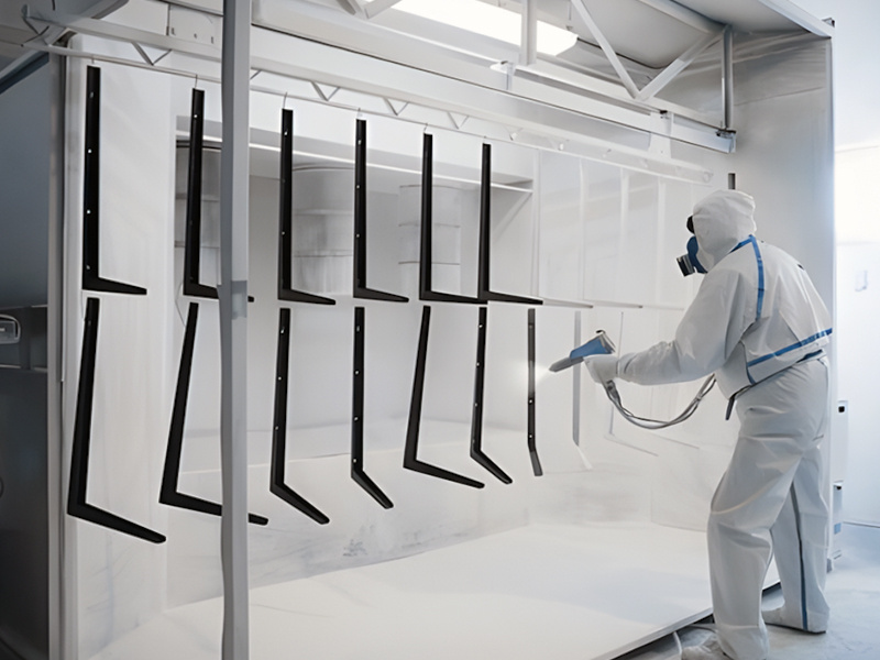 Процесс электростатического напыления