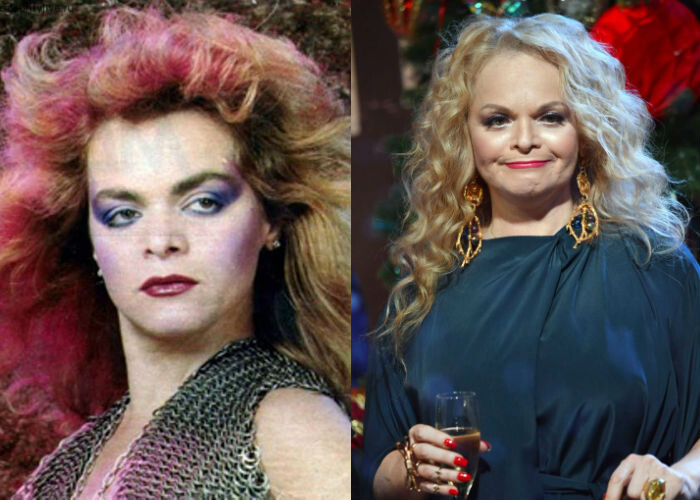 Лариса Долина в молодости и сейчас