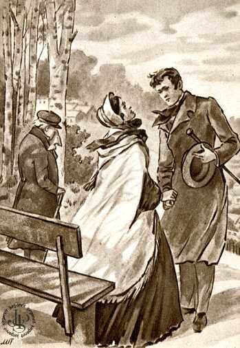 Свидание. На заднем плане д-р Крупов.