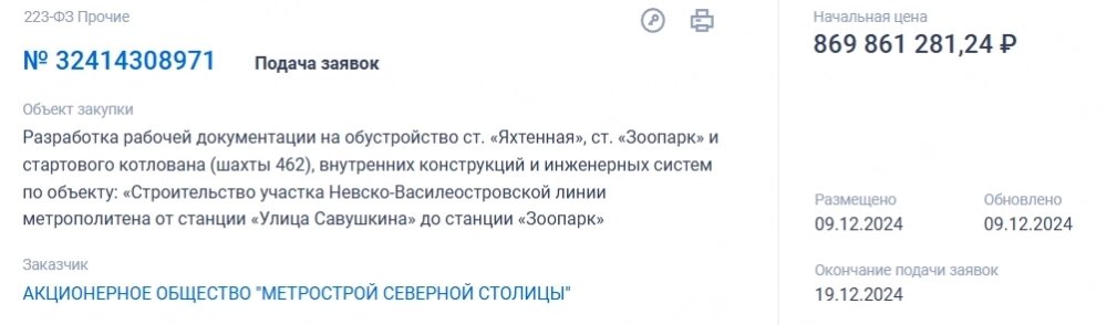    Фото: ЕИС «Закупки»/ Скриншот с сайта