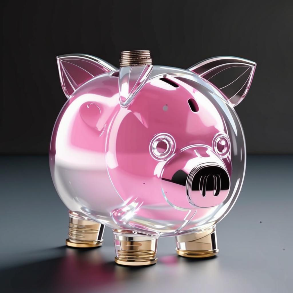 Прозрачная копилка мотивирует.