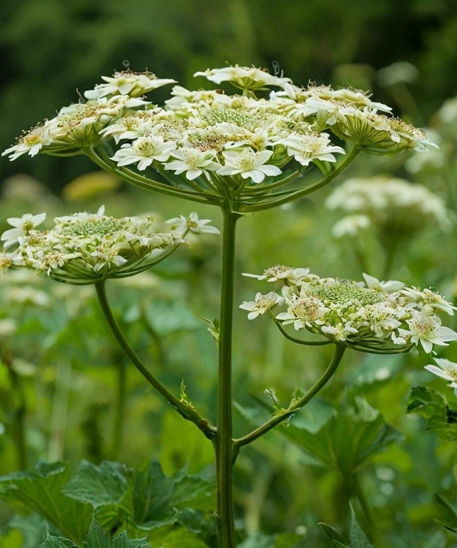 Борщевик обыкновенный. Он не опасен, но лучше все равно не рисковать