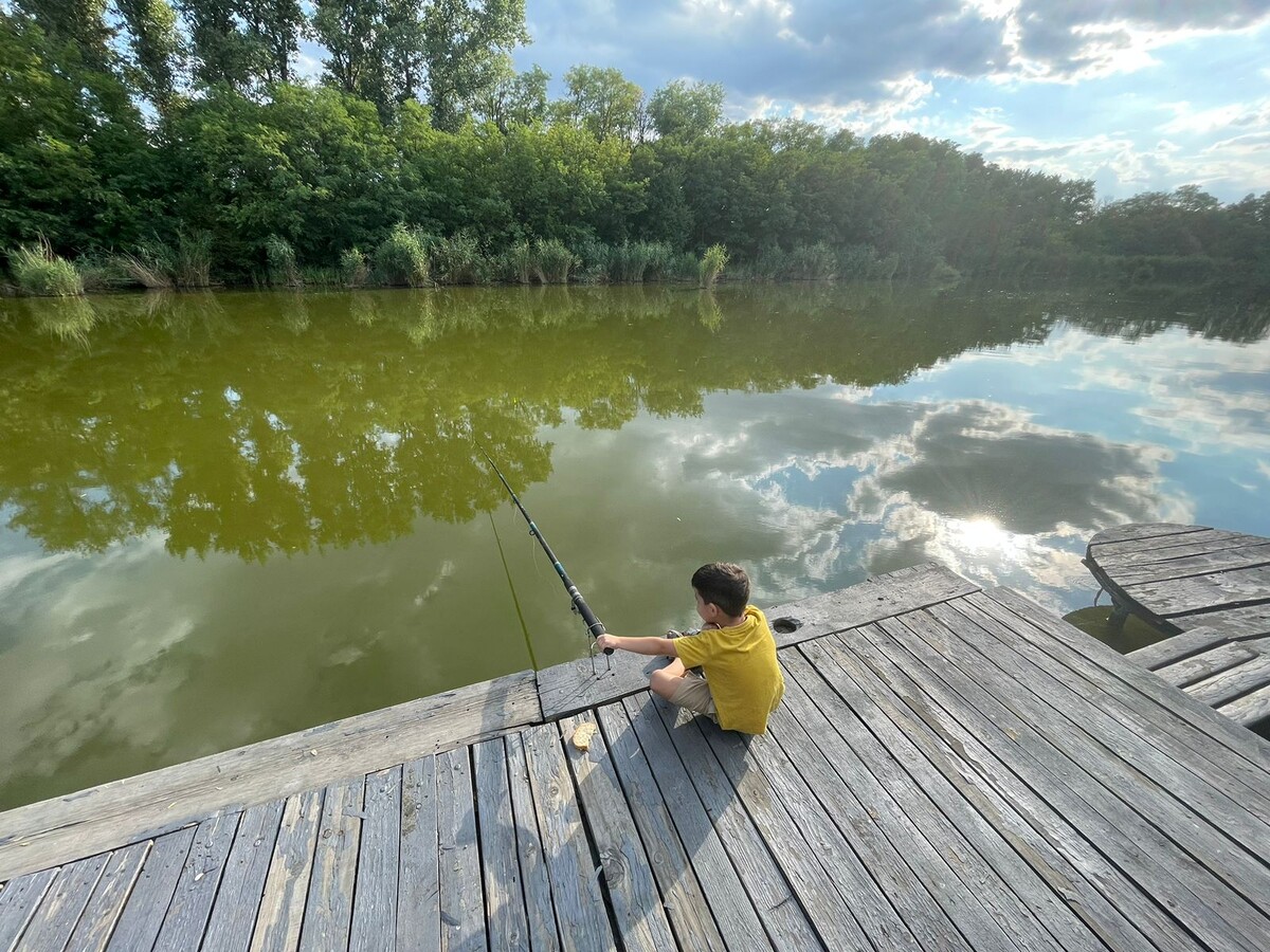 Саня в одну из поездок с папой