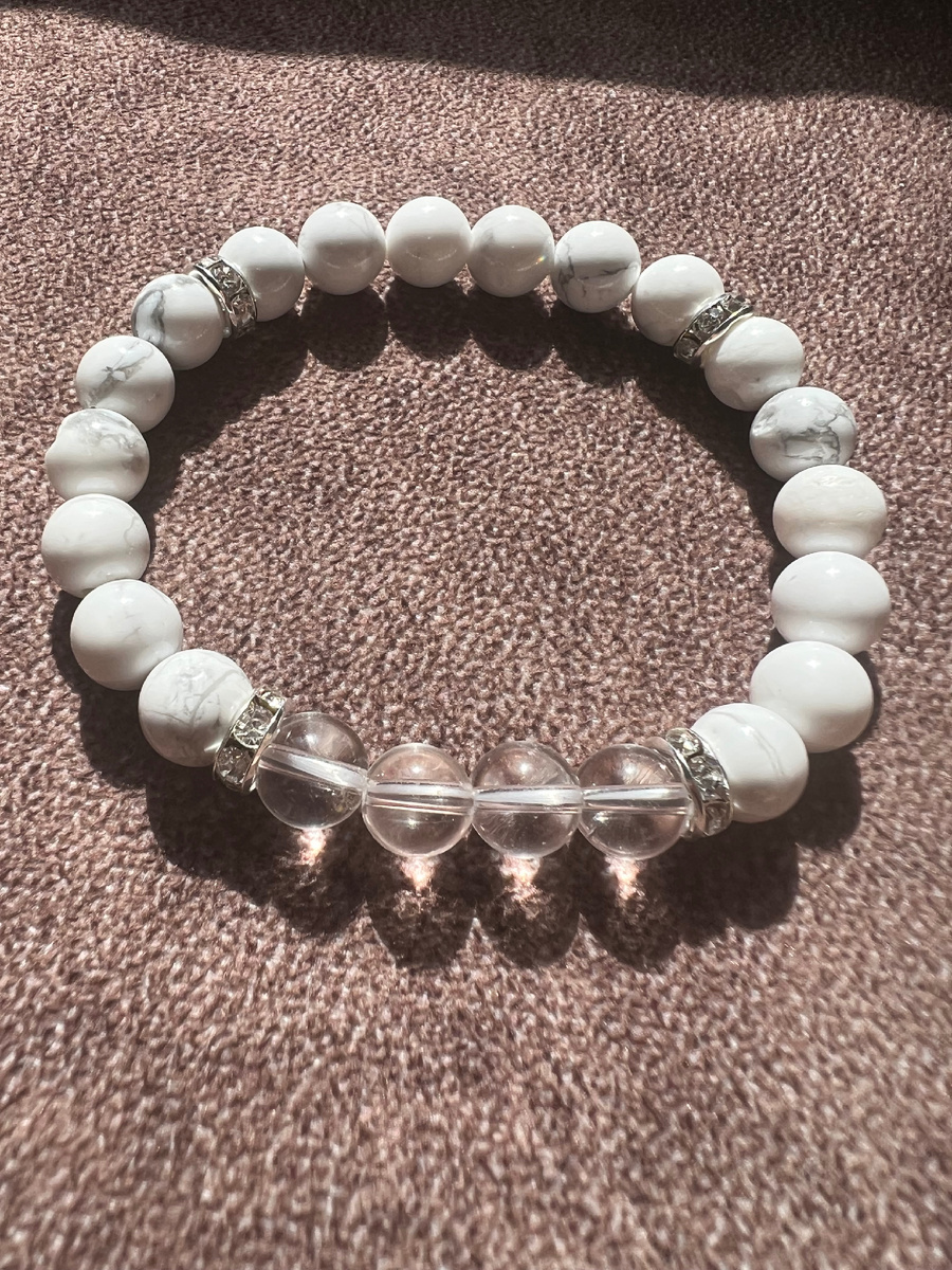 Моя работа. Браслеты с горным хрусталем 