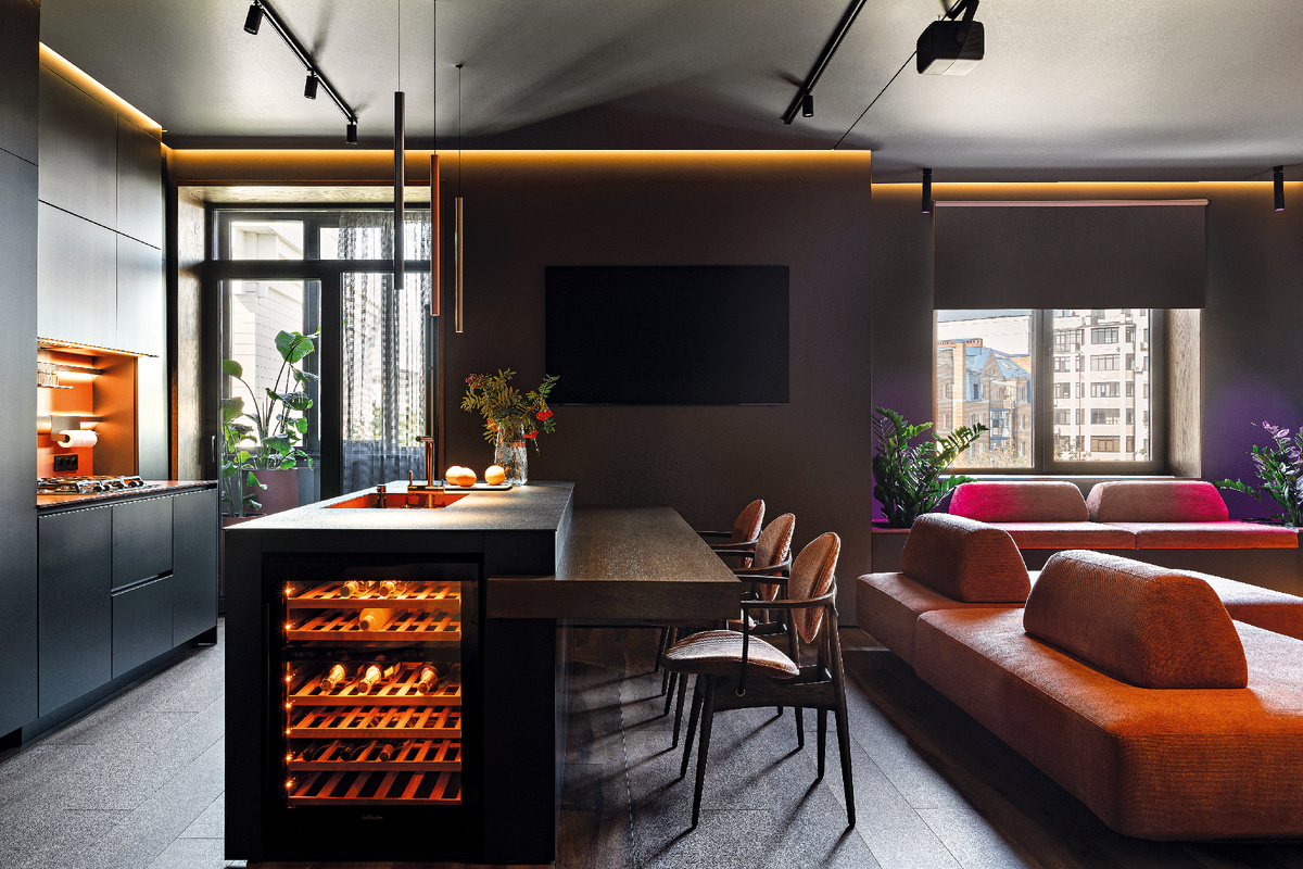 Гипсонатяжной потолок, Fid
Бытовая техника, «Кухонные системы»
Напольное покрытие, «Центр пола»
Световые решения, Idea Concept