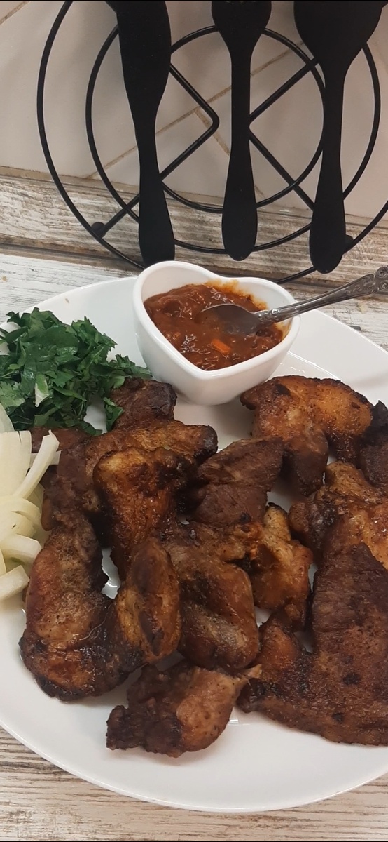 Шашлык дома на сковороде 😁