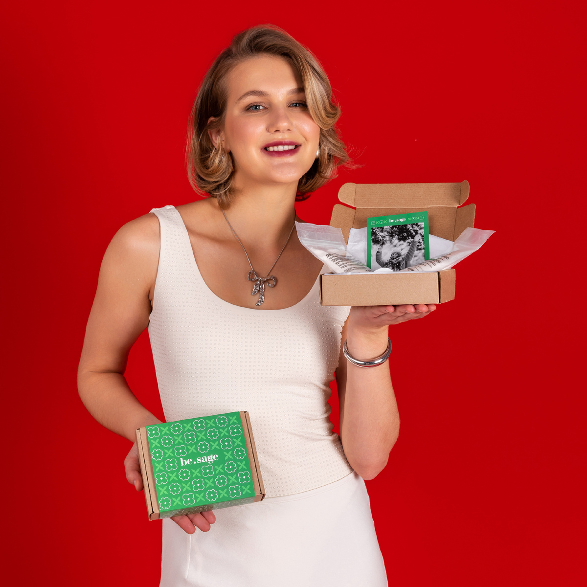 На фото: новогодние наборы be.sage