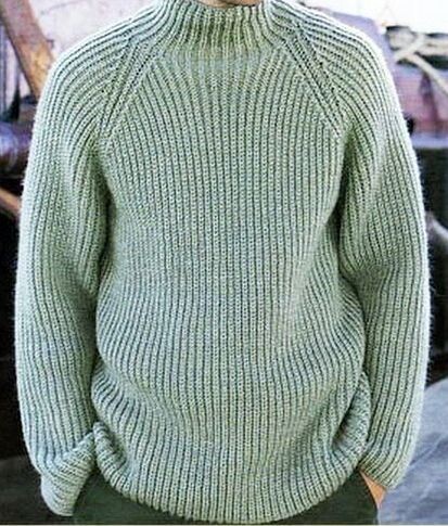 Фото найдено в сети, т.к связанный мною пуловер не фотографировала.