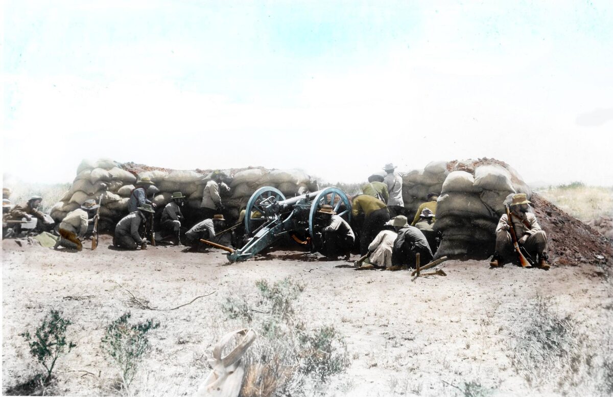 артиллерия на позиции