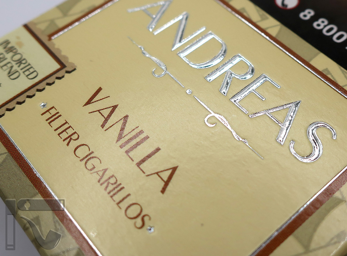 Сигариллы Andreas Vanilla. Фото: © канал "Уголок Курильщика"