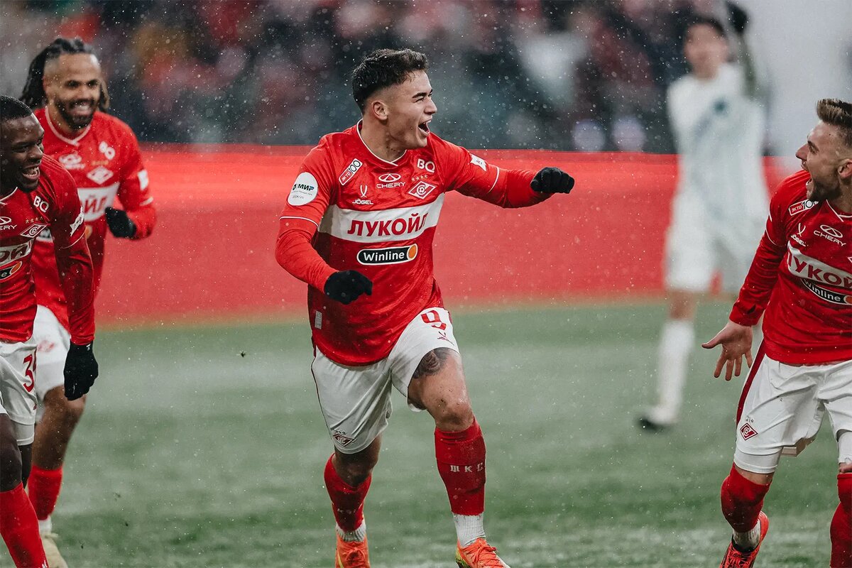 Форвард "Спартака" Манфред Угальде. Фото ФК "Спартак". 