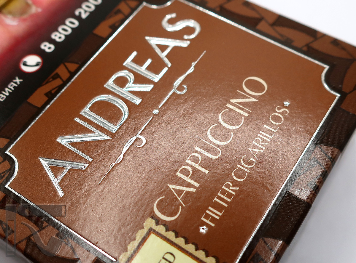 Сигариллы Andreas Cappuccino. Фото: © канал "Уголок Курильщика"