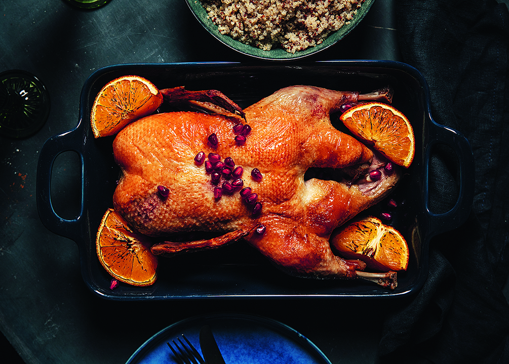 Апельсины прекрасно нейтрализуют утиный жир и придают мясу пикантность.