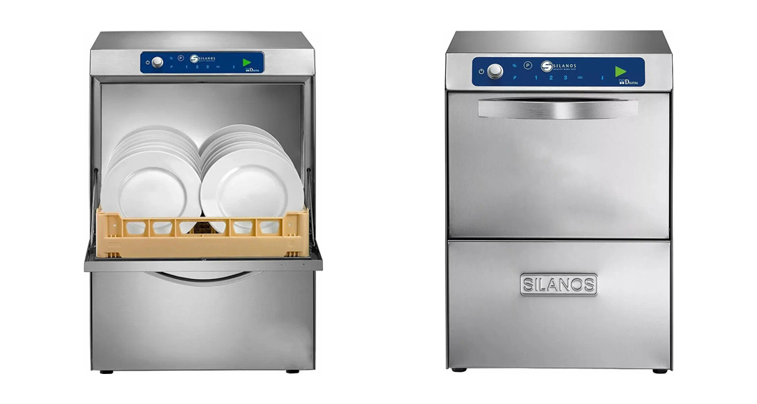 Фронтальная посудомоечная машина в общепите — это специализированное оборудование, предназначенное для быстрой и эффективной мойки посуды, столовых приборов и кухонной утвари в ресторанах, кафе, столовых и других заведениях общественного питания.