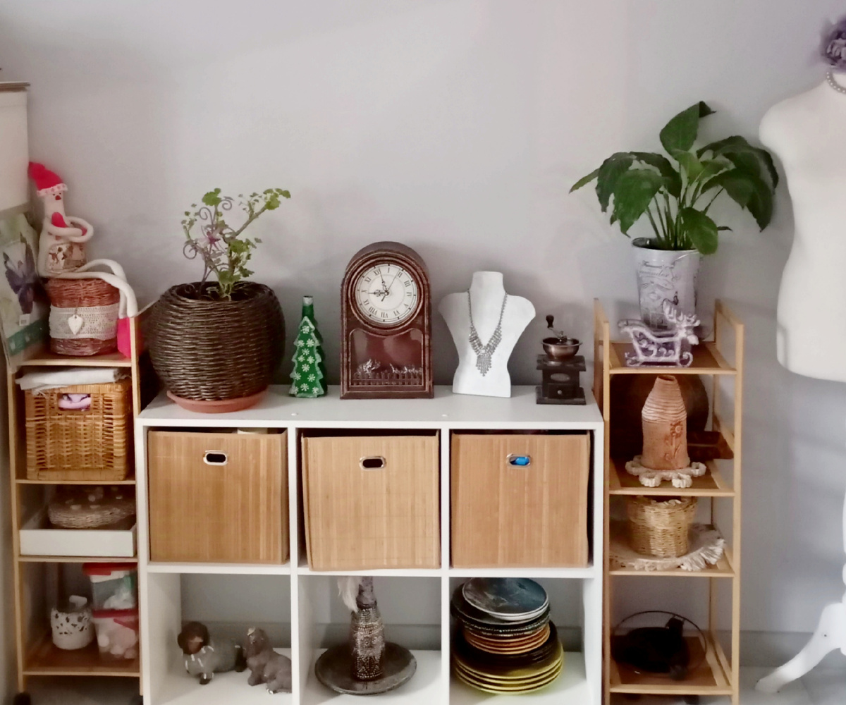 Не факт, что будет так, но примерно так будут стоять стеллажи