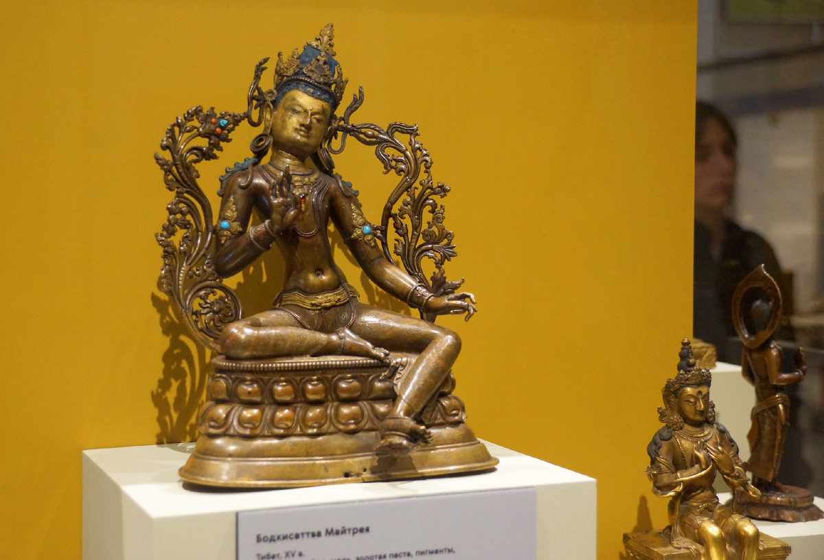Выставка "Миры Майтреи". ГМВ. Пав. № 13 ВДНХ. Фотография автора.